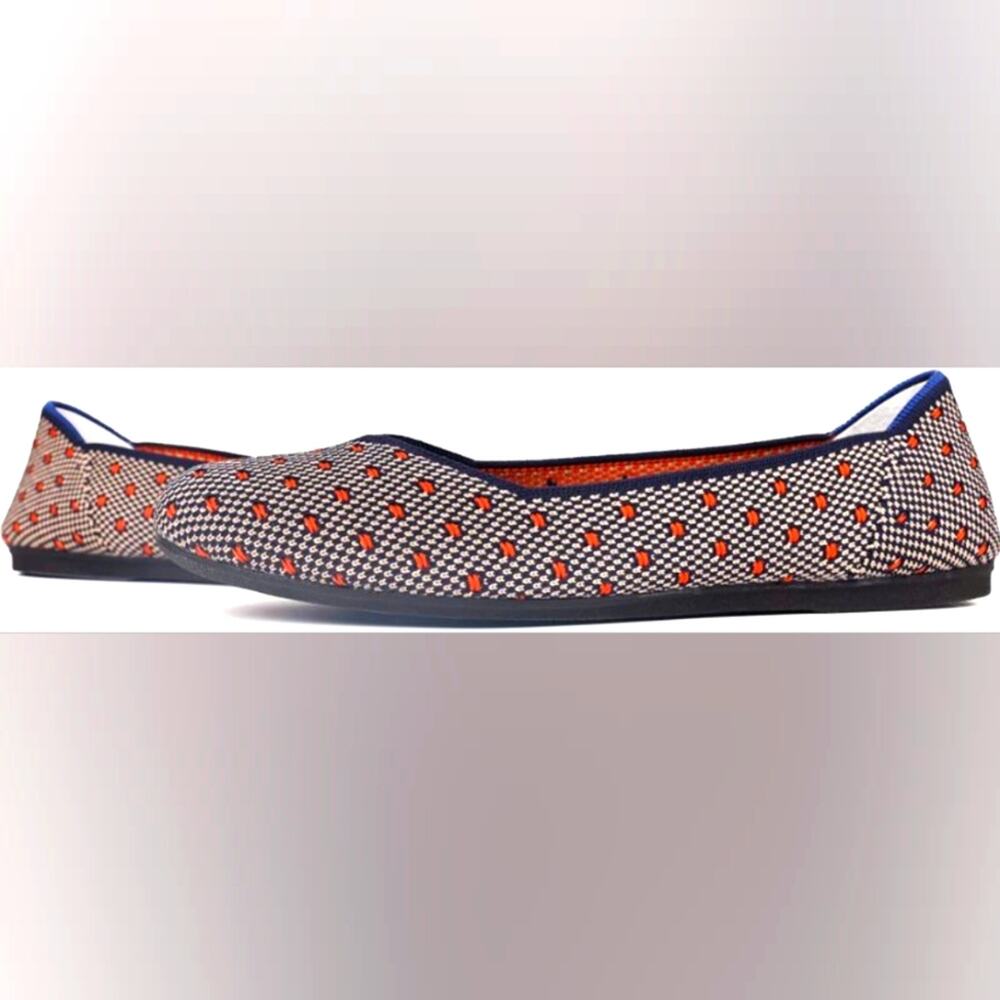 Evglow Womens New Ballet Flats Round Toe‎ Classic Breathable Ballerina Flats 6.5